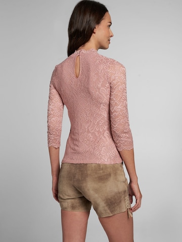 SPIETH & WENSKY Klederdracht blouse 'Amberg' in Roze