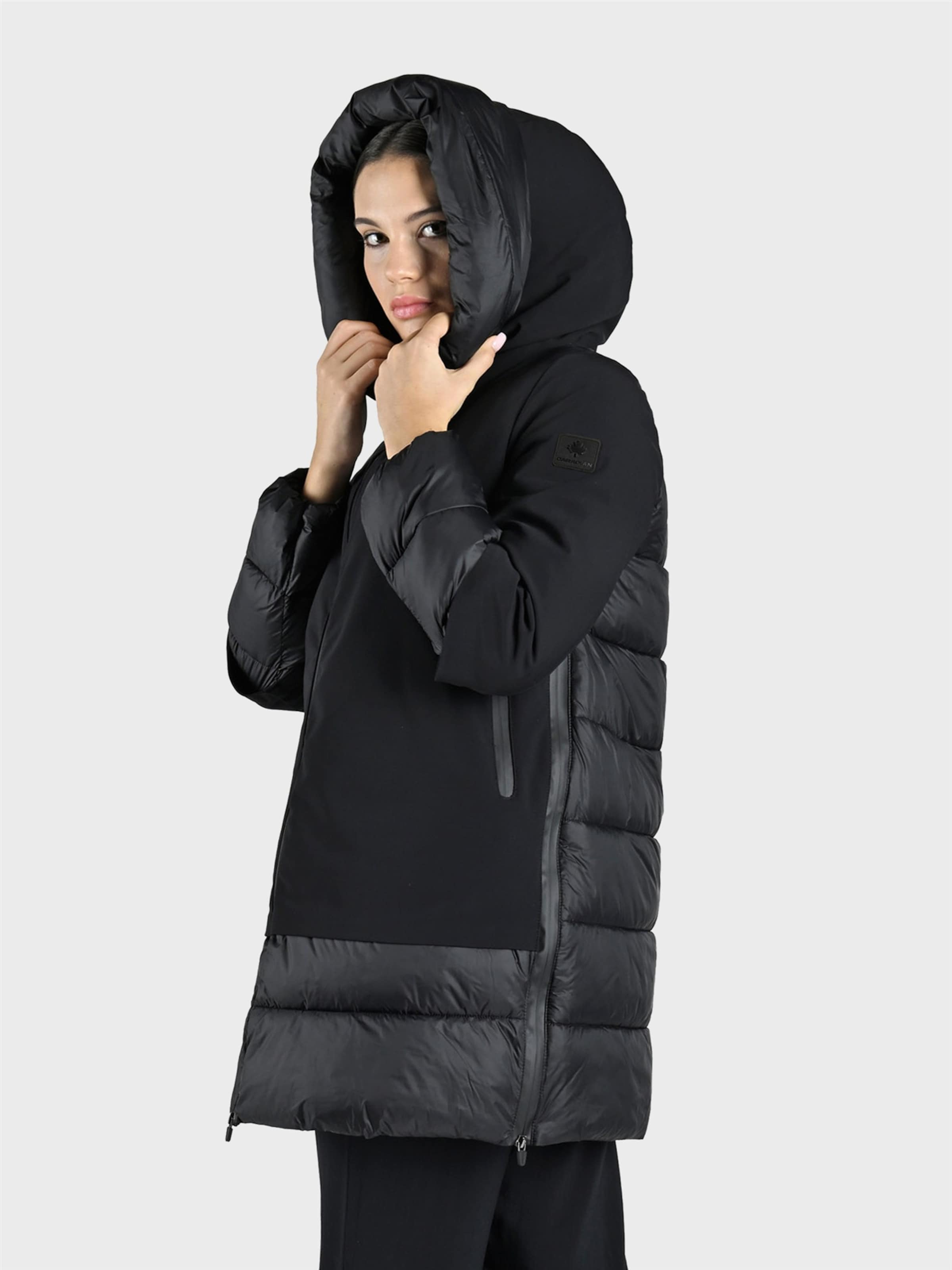 Canadian Classics Zimní parka ' BECANCOUR LONG ' – černá: přední strana