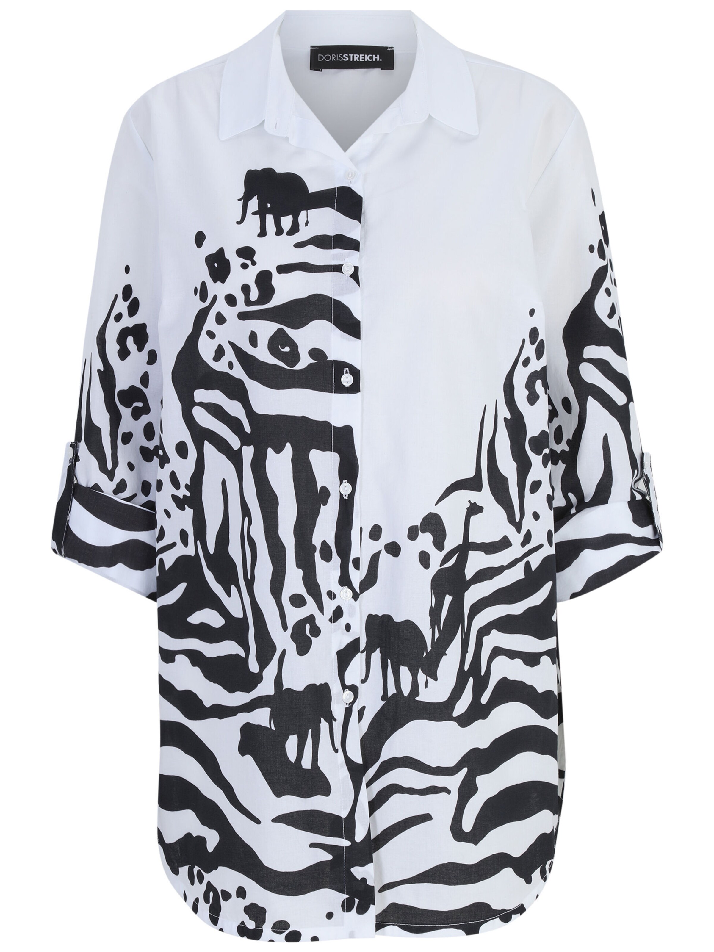 Doris Streich Bluse in Weiß: Vorderseite
