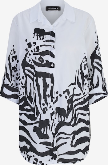 Doris Streich Bluse in schwarz / weiß, Produktansicht