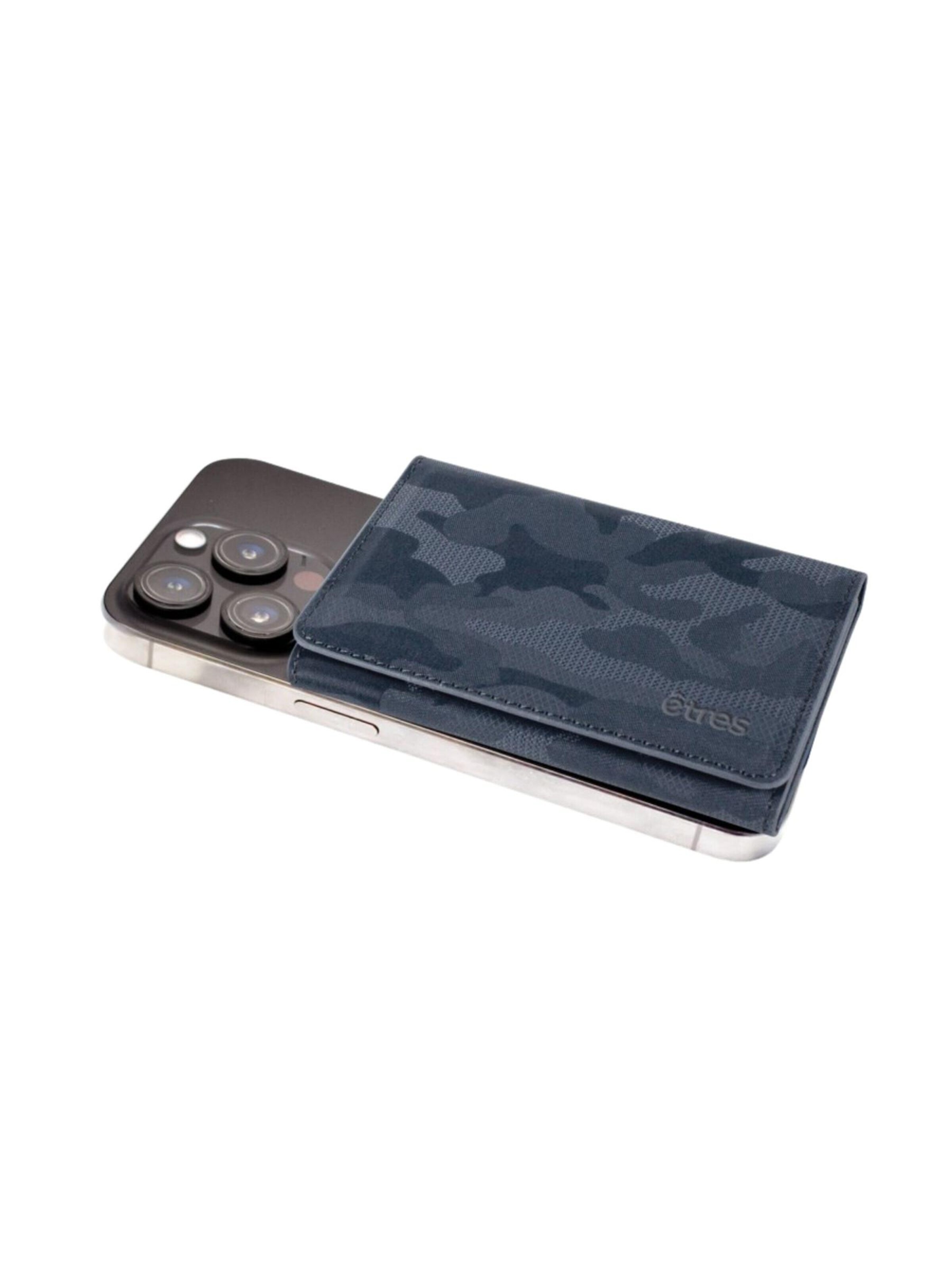 Techmade Wallet 'Etres Smart Wallet - Flach • Camo' in Blue