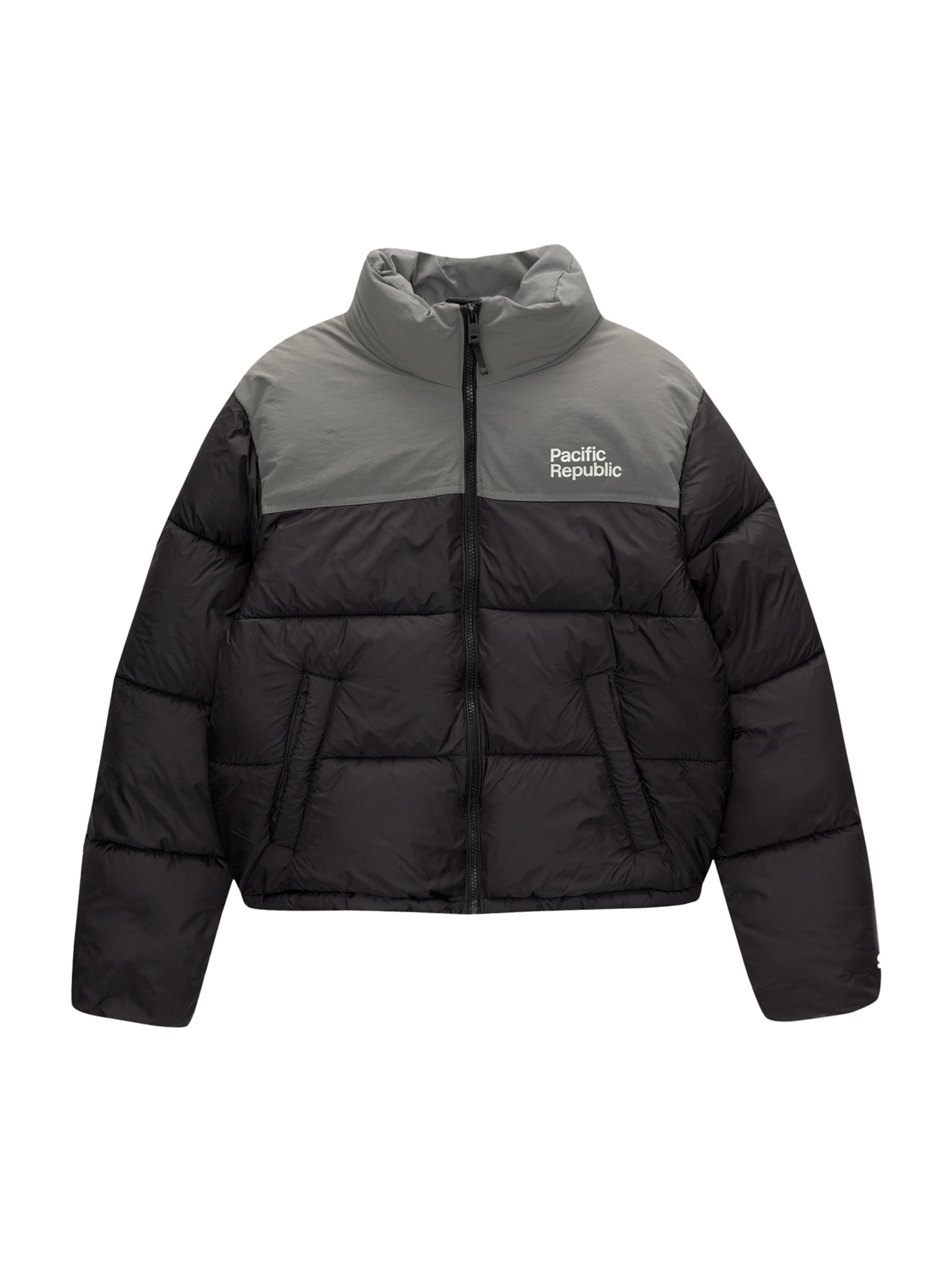 Pull&Bear Overgangsjakke i sort: forside