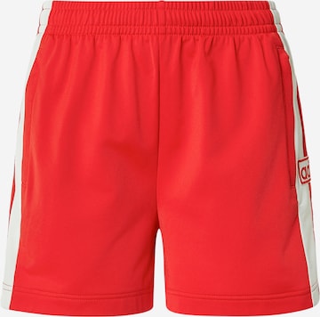 ADIDAS ORIGINALS Свободный крой Штаны 'ADIBREAK' в Красный: спереди