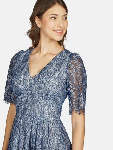 Robe de cocktail KLEO en bleu