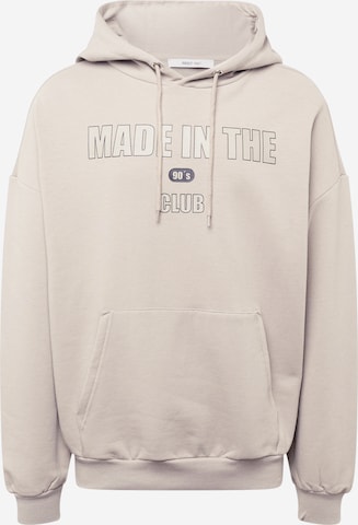 ABOUT YOU Sweatshirts 'Malik Hoodie' in Beige: predná strana