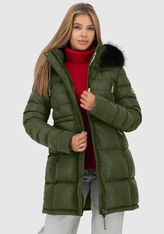 alife & kickin Winter Coat in Green: front