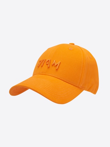 ABOUT YOU x VIAM Studio Cap 'ED' in Orange: front