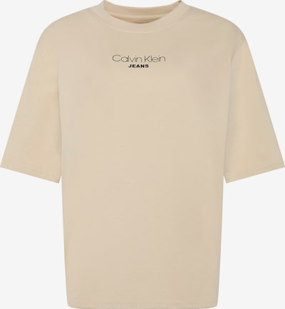 Calvin Klein Jeans Shirt in XXS in beige / schwarz, Produktansicht