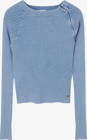 Pull&Bear Sweater in Blue: front