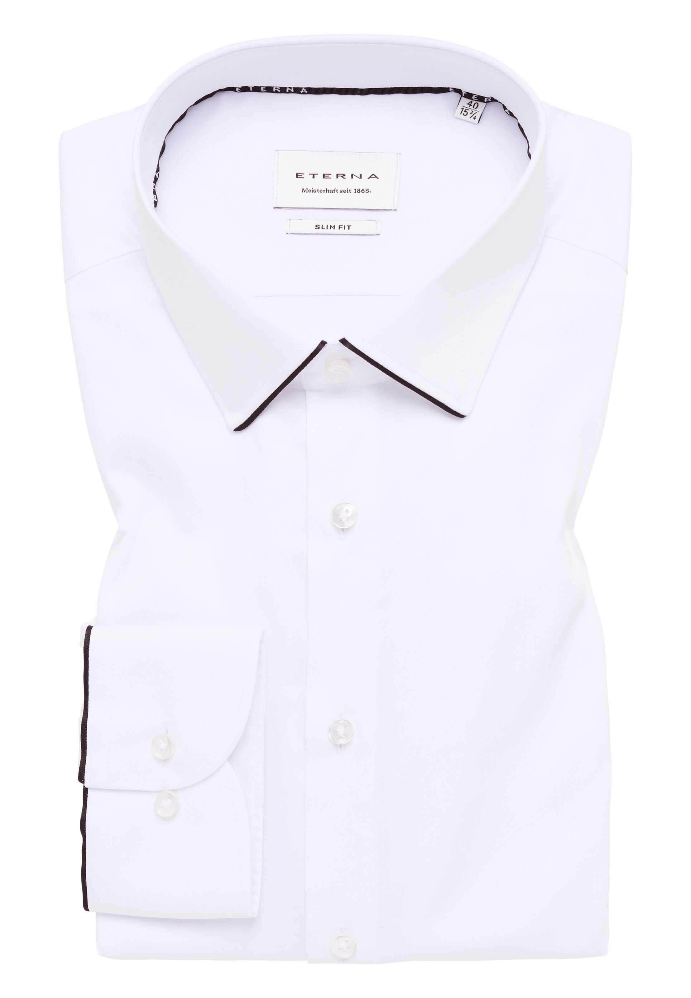 ETERNA Slim Fit Businesshemd in Weiß