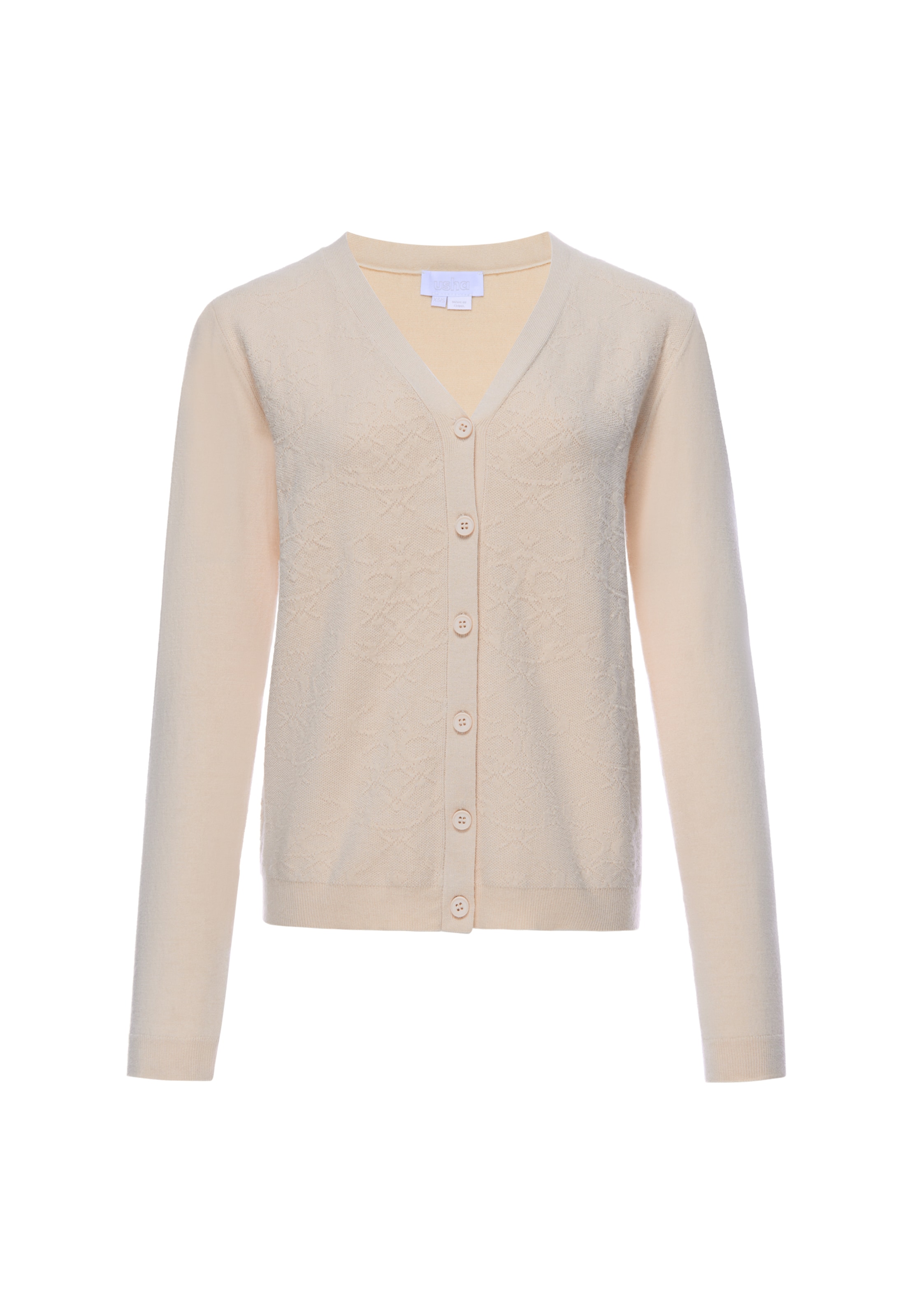 Cardigan usha WHITE LABEL en beige : devant