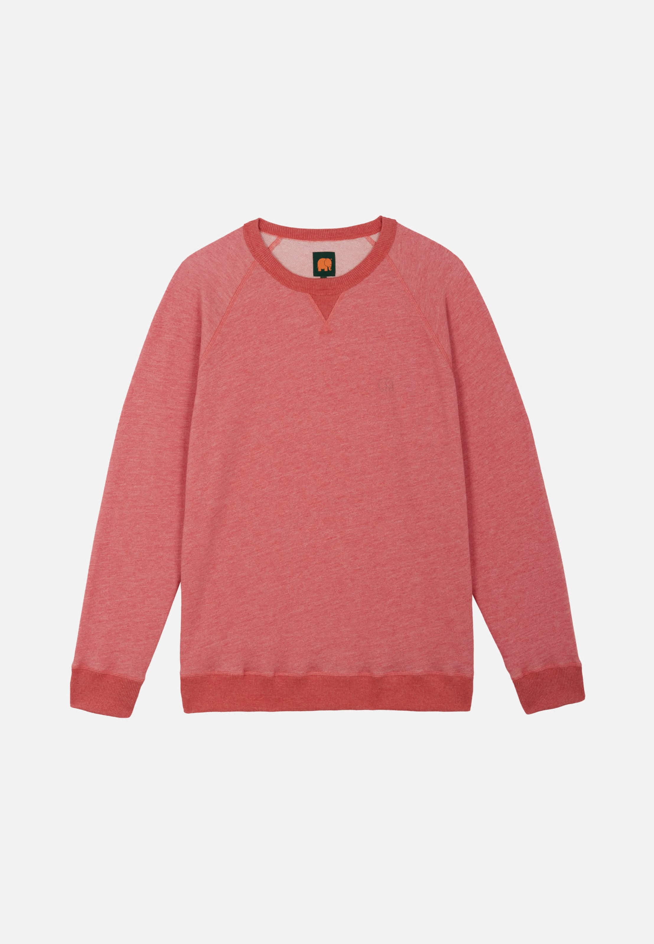 Trendsplant Sweatshirt ' ESSENTIAL ' in Rood: voorkant