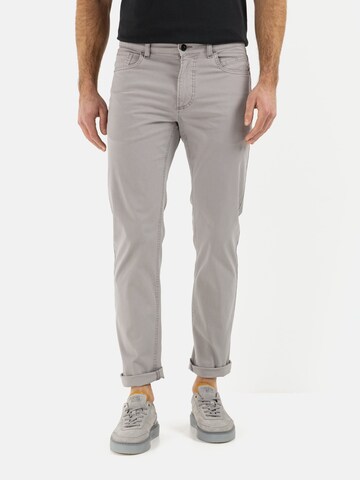 CAMEL ACTIVE Regular Broek 'Houston' in Grijs: voorkant