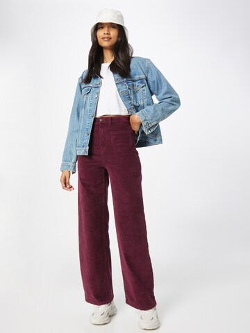 ONLY Wide leg Παντελόνι 'Hope' σε κόκκινο