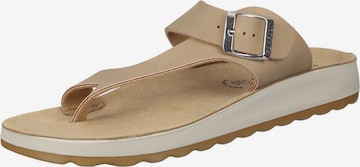 FLY FLOT Pantolette 'Pantoletten' in Beige: Vorderseite