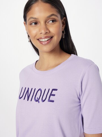 T-shirt 'SAFA' b.young en violet