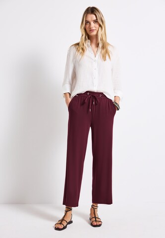 STREET ONE Loosefit Hose 'Emee' in Rot