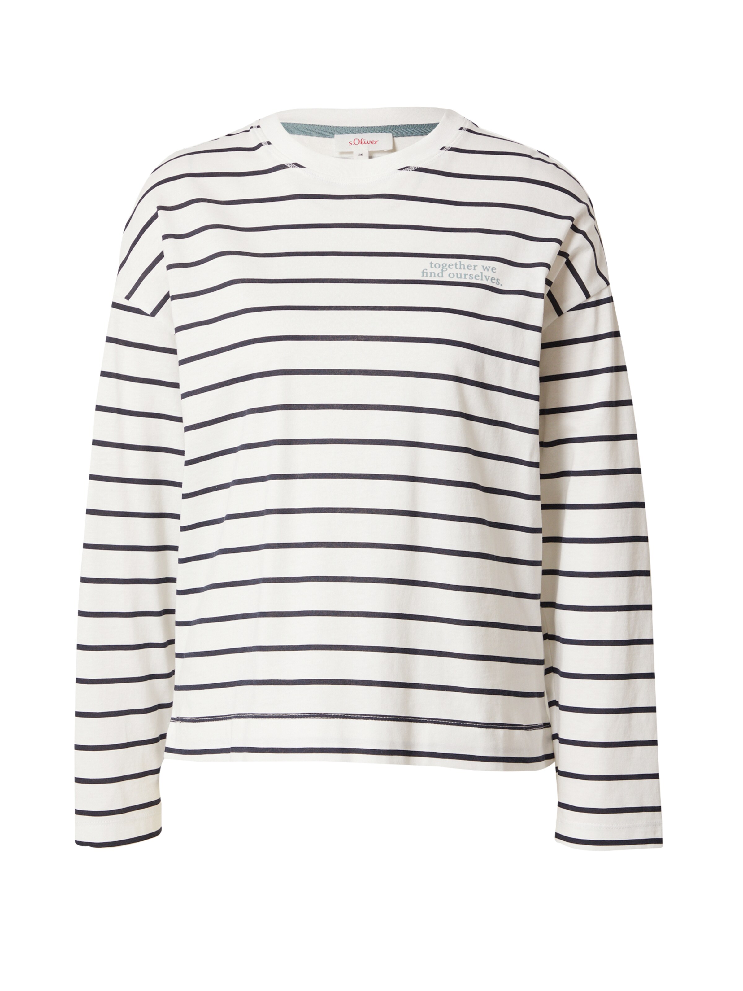 s.Oliver Shirt in Weiß: Vorderseite