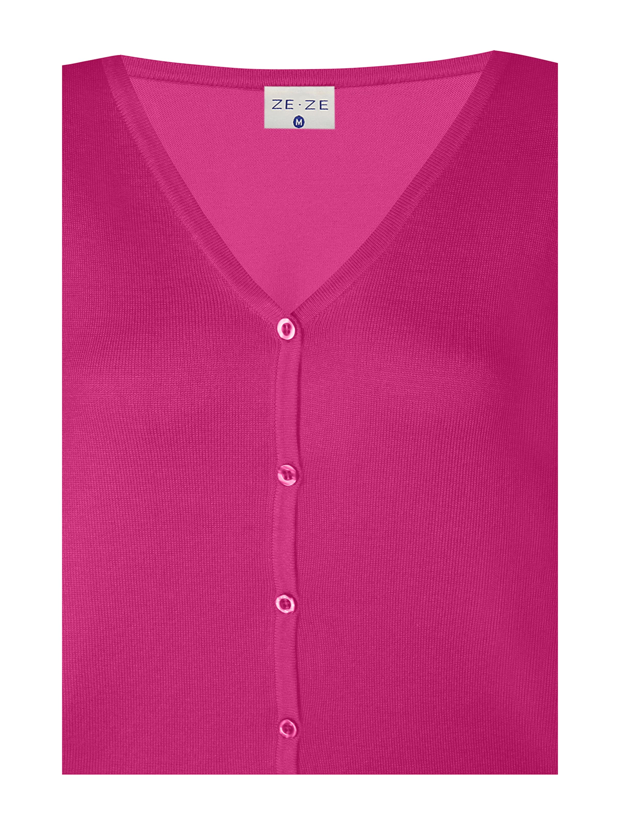 ze-ze Strickjacke 'Norma 212'‌‌‌‌‌ in Pink