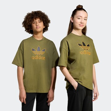 ADIDAS ORIGINALS Shirt 'Trefoil' in Green: front