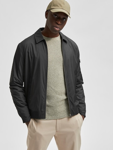 SELECTED HOMME Between-Season Jacket 'Royce' in Black