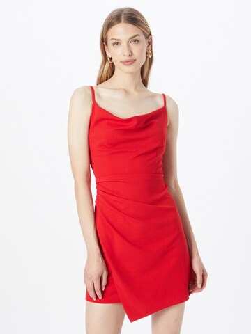 Skirt & Stiletto Šaty 'Lucia' – červená: přední strana