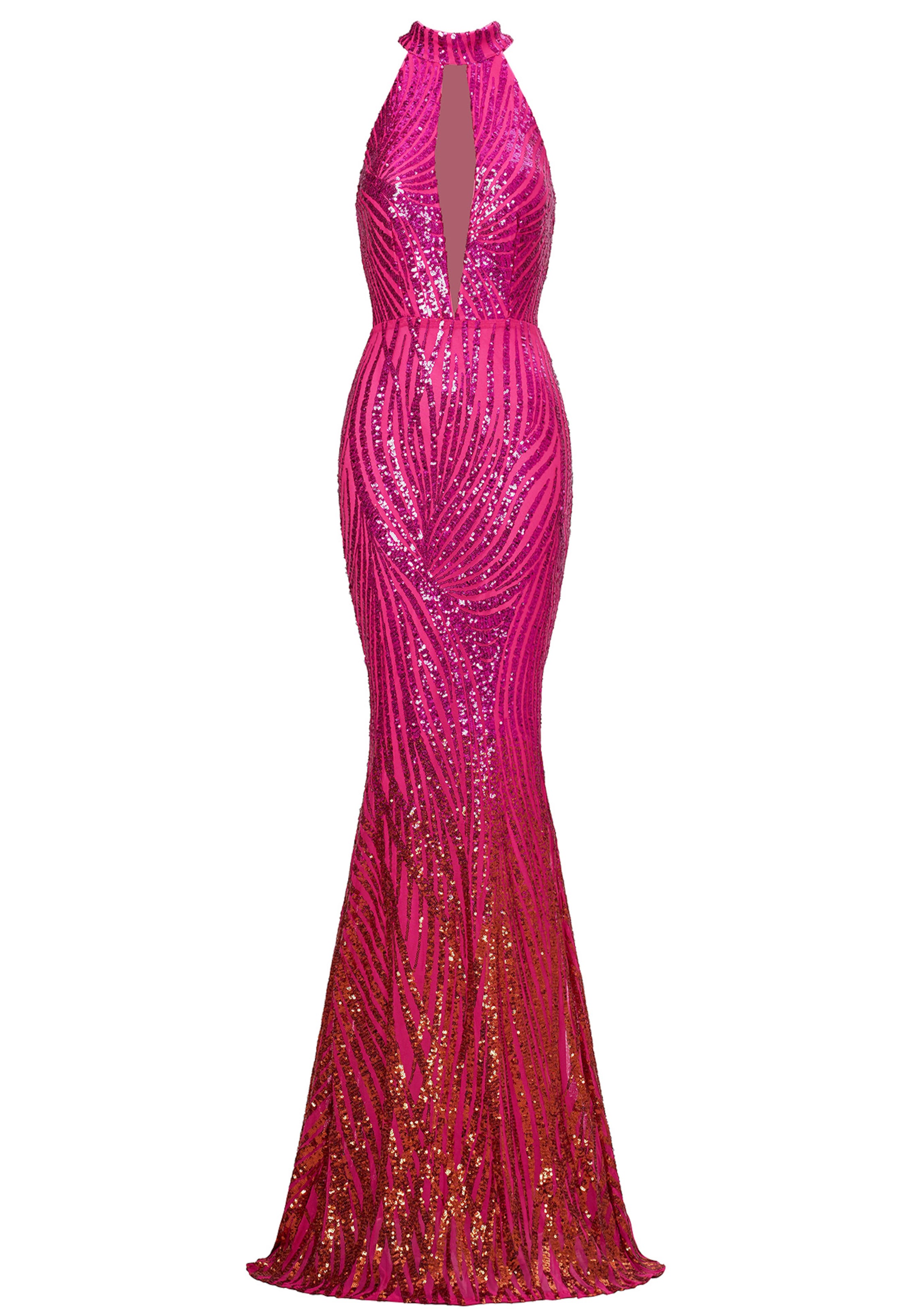 Moda Minx Abendkleid 'Kara' in Rot: Vorderseite