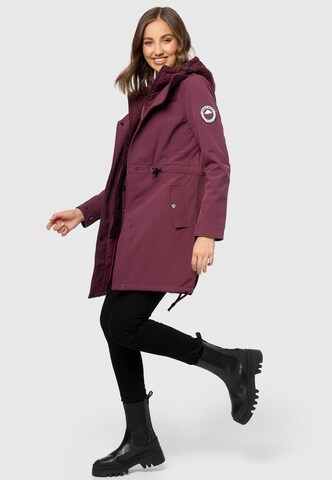 Manteau fonctionnel MARIKOO en rouge