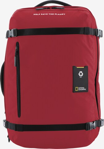 National Geographic Backpack 'OCEAN' in Red: front