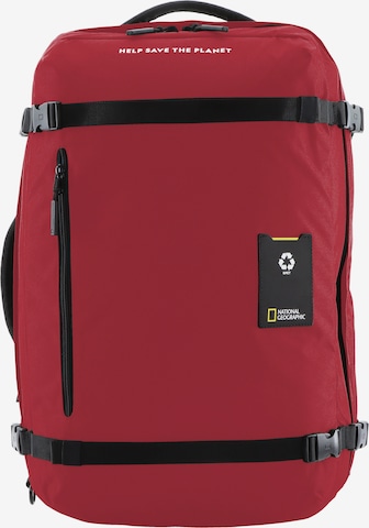 National Geographic Backpack 'OCEAN' in Red: front