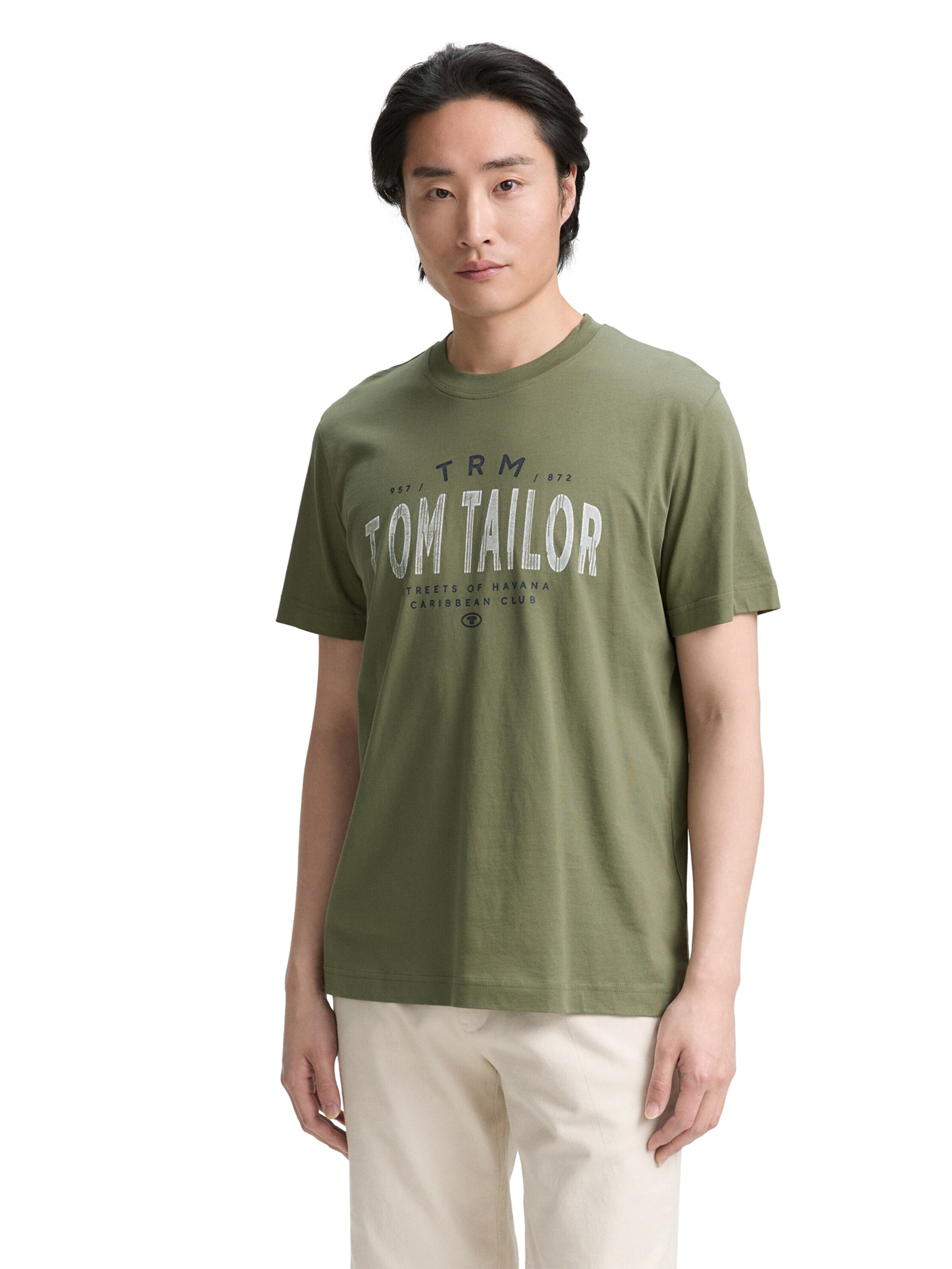 TOM TAILOR Tričko – modrá: přední strana