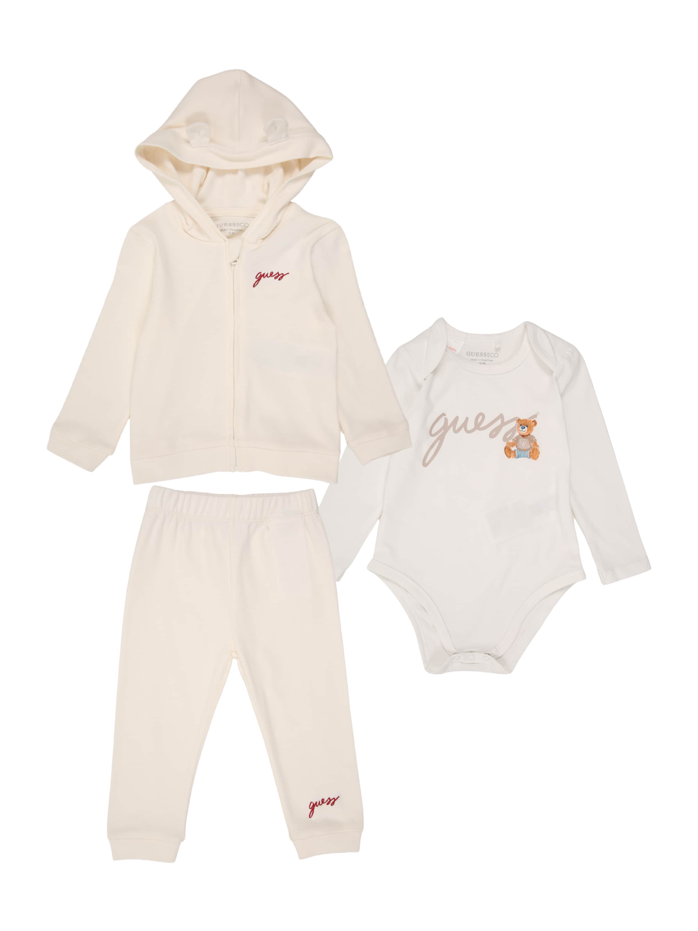 GUESS Set in Beige: voorkant