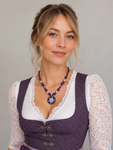 Allgäu Rebell Necklace 'Maria' in Purple