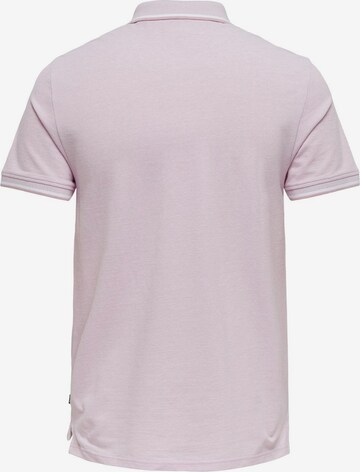 Only & Sons Shirt 'Fletcher' in Roze