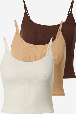 HOLLISTER Top in Braun: predná strana