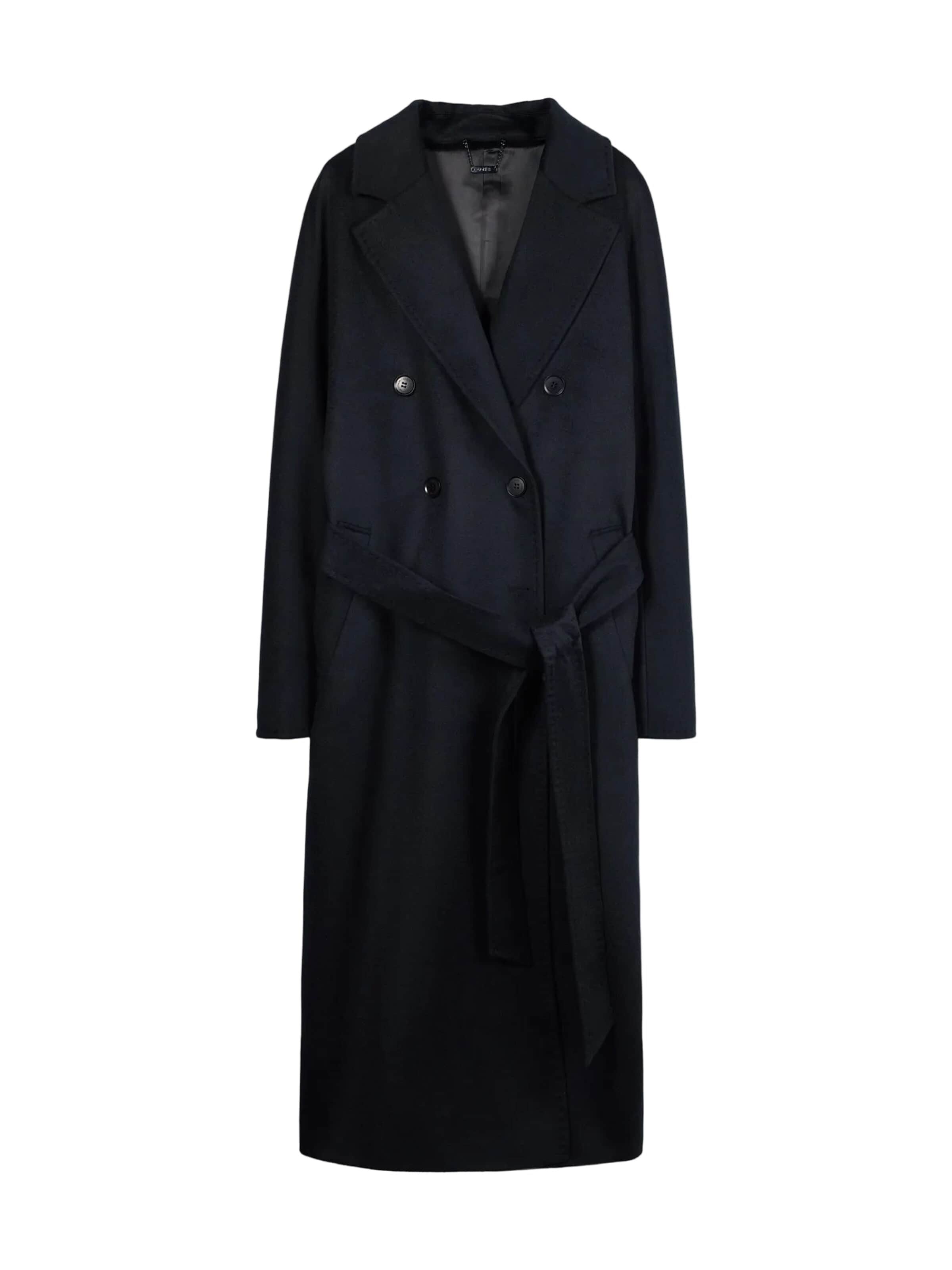 Cappotto di mezza stagione 'Women’s Double-Breasted Cashmere Coat' di GOBI Cashmere in nero: frontale