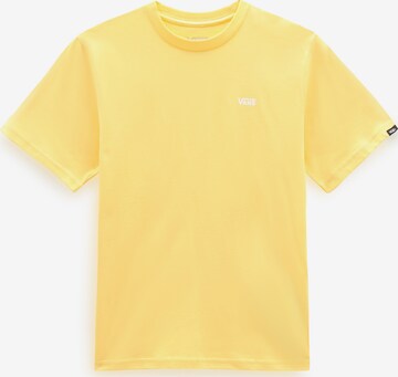 T-Shirt VANS en jaune : devant