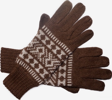 Mezzoguanti 'Guantofigura' di Posh Gear in marrone: frontale