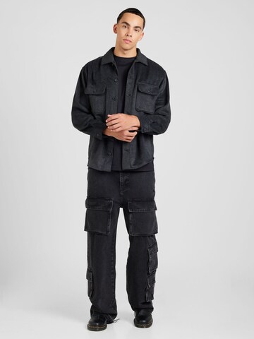 JACK & JONES Классический крой Рубашка 'JJEBradley Ollie' в Черный