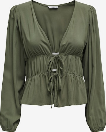 ONLY Blouse 'TARA' in Groen: voorkant