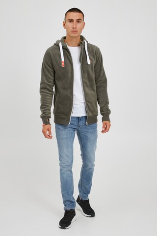 !Solid Fleecejacke 'Loki' in Grau