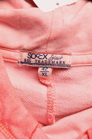 Soccx Sweatshirt & Zip-Up Hoodie in XL in Pink