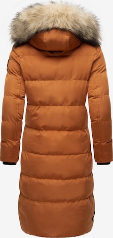 MARIKOO Winter Coat 'Schneesternchen' in Orange