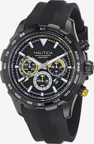 NAUTICA Analog Watch 'NST' in Black: front