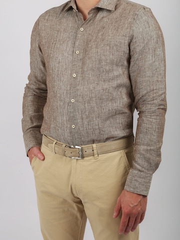 Coupe slim Chemise Suitable en gris