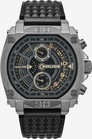 POLICE Analog Watch ' Norwood ' in Black: front