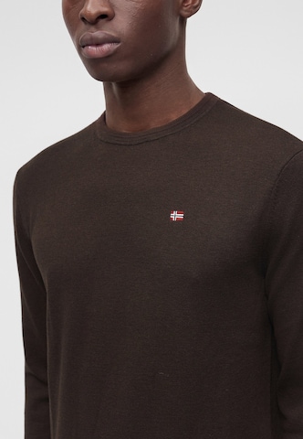 NAPAPIJRI Pullover 'DAMAVAND' in Braun