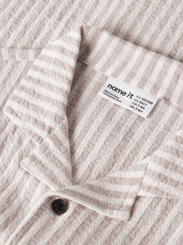 Regular fit Camicia 'Fedenis' di NAME IT in grigio