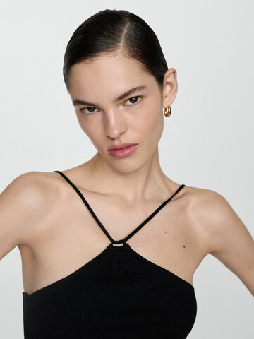 MANGO Knitted top 'ANGELINA' in Black