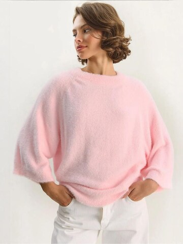 Bianco Lucci Pulóver 'Pullover' - rózsaszín: elől